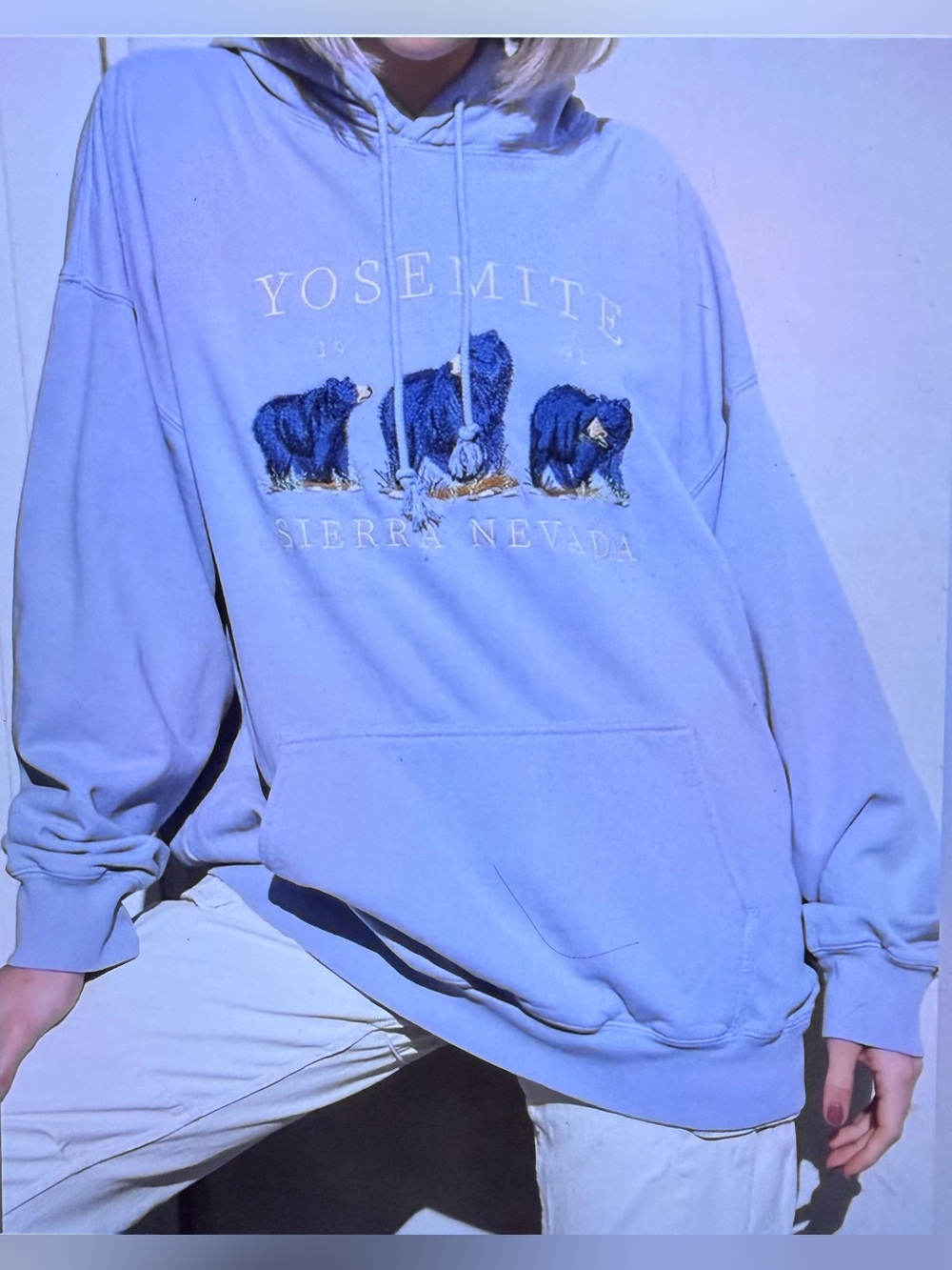 Brandy Melville Christy Yosemite Sierra Nevada Oversized Hoodie